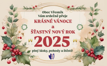 Vánoční přání a přání do nového roku 2025